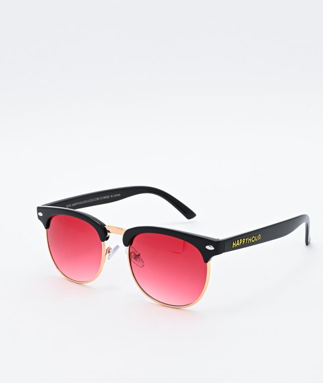 Happy Hour G2 gafas de sol en negro y rojo desierto