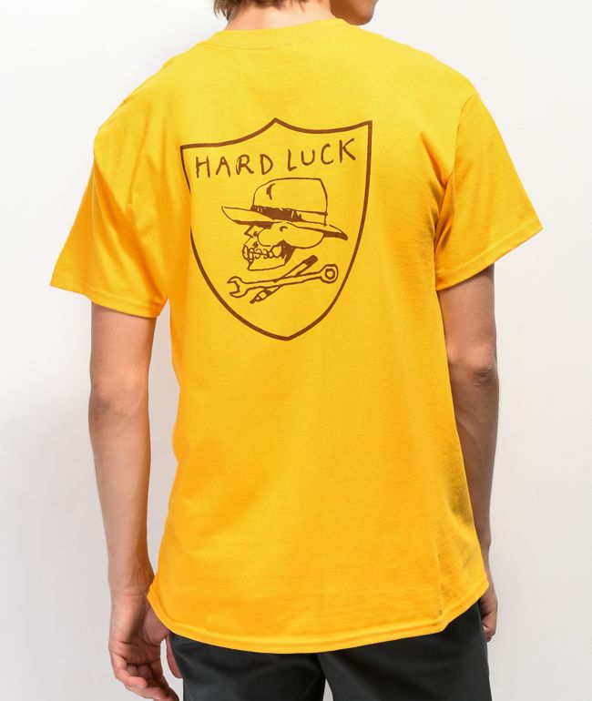 Hard Luck Hard Six Yellow T-Shirt