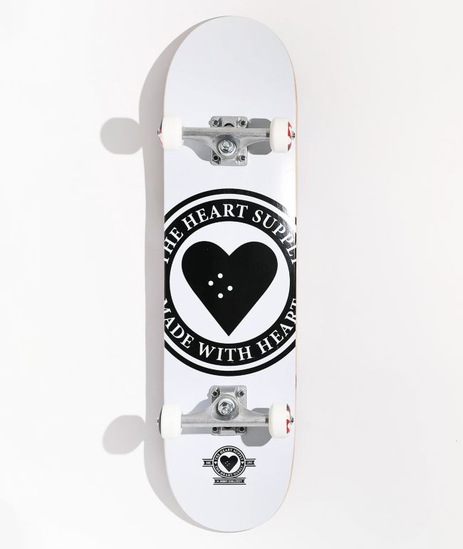 Heart Supply Badge Logo 8.0" Skateboard Complete