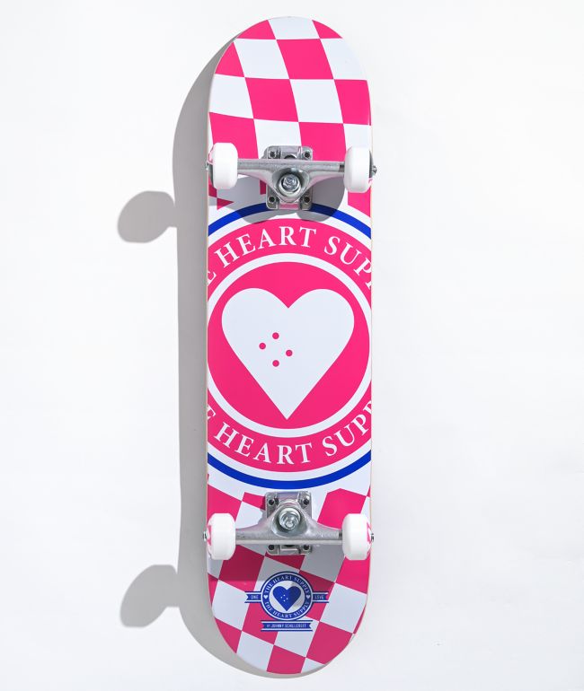 Heart Supply Insignia Checkerboard 7.75" patineta completa