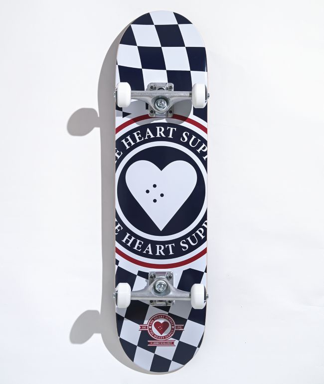 Heart Supply Insignia Checkerboard 8.0" Skateboard Complete