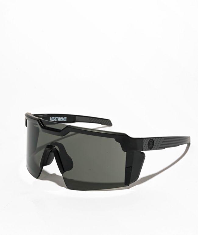Heat Wave Future Tech Z87 Black Sunglasses