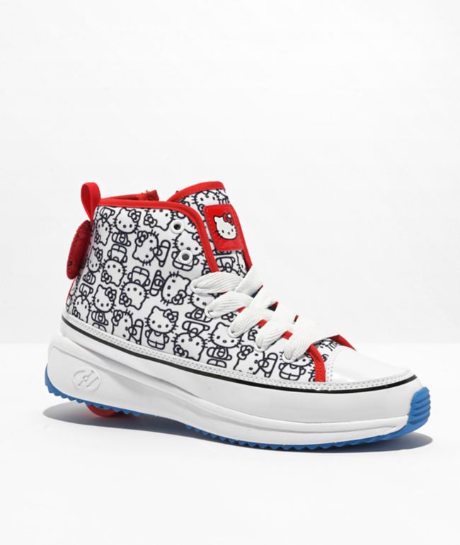 Heelys x Hello Kitty Veloz Chi White, Blue & Red Shoes
