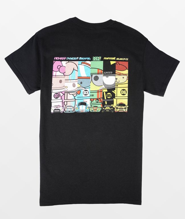 Hello Kitty Tokyo Speed Black TShirt