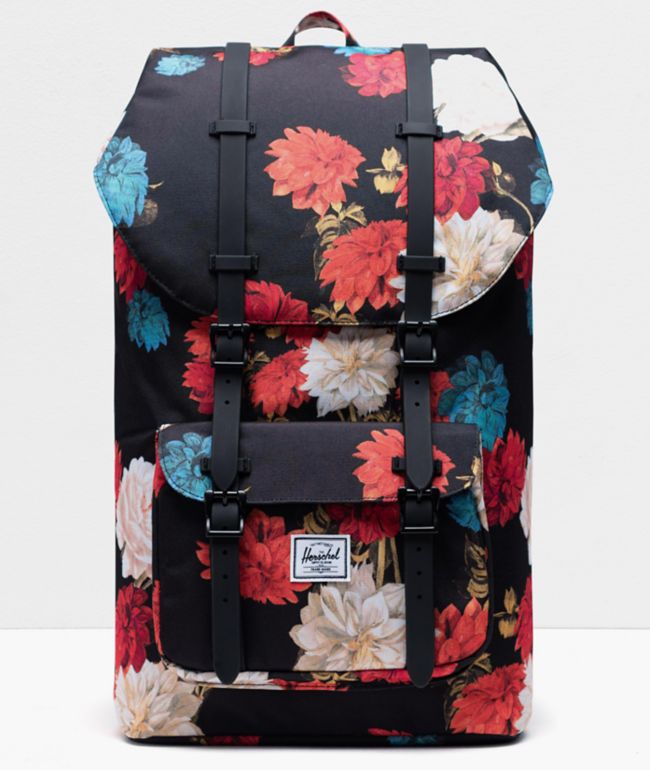 Vintage floral sale backpack