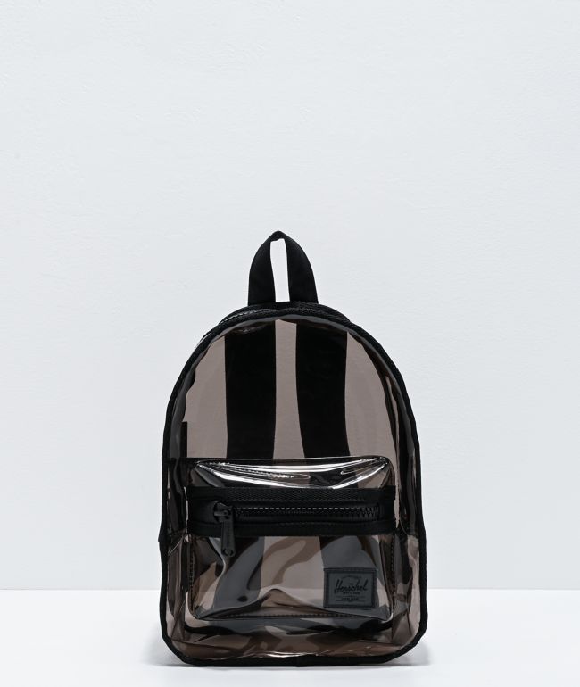Herschel Supply Co. Classic Smoke mini mochila negra transparente