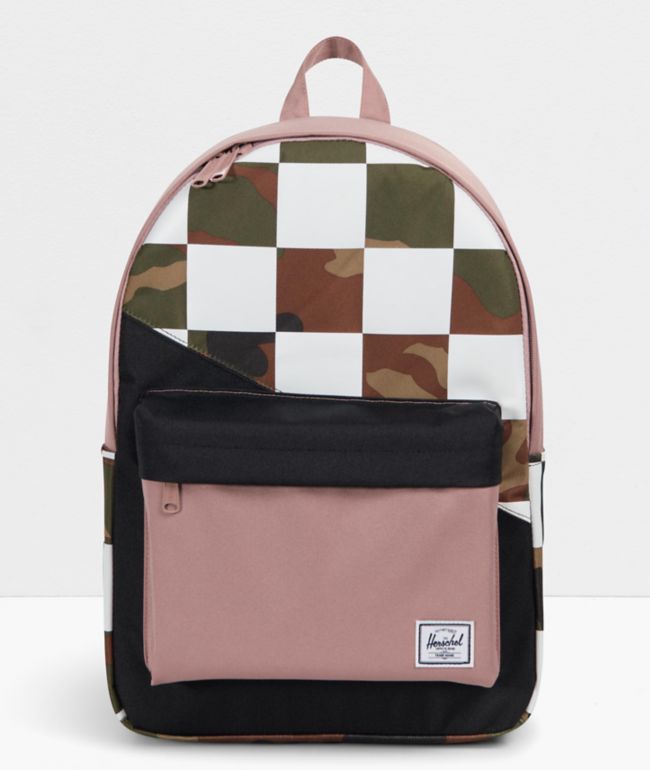 herschel checkered backpack