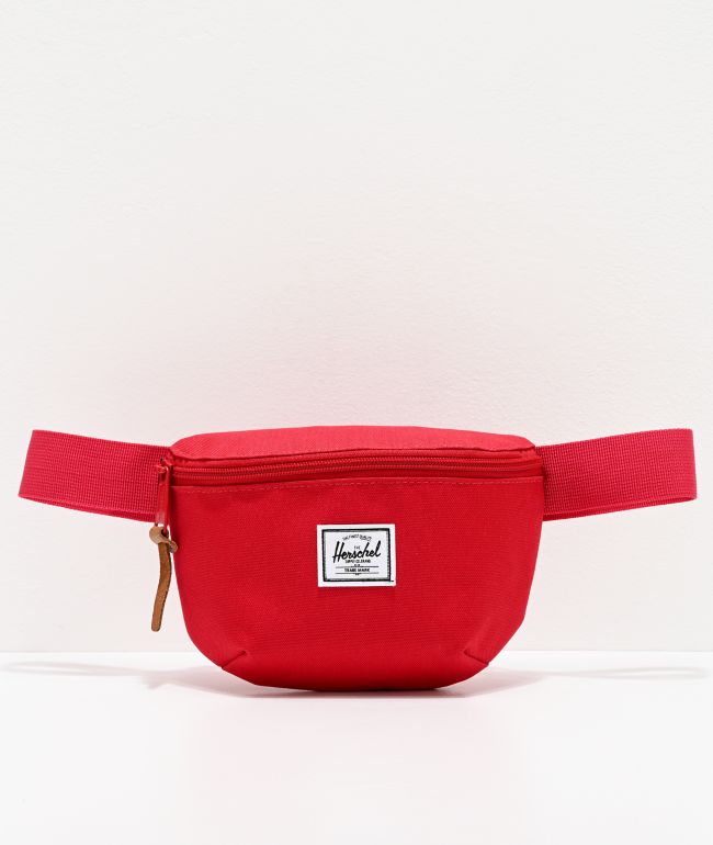 all red fanny pack