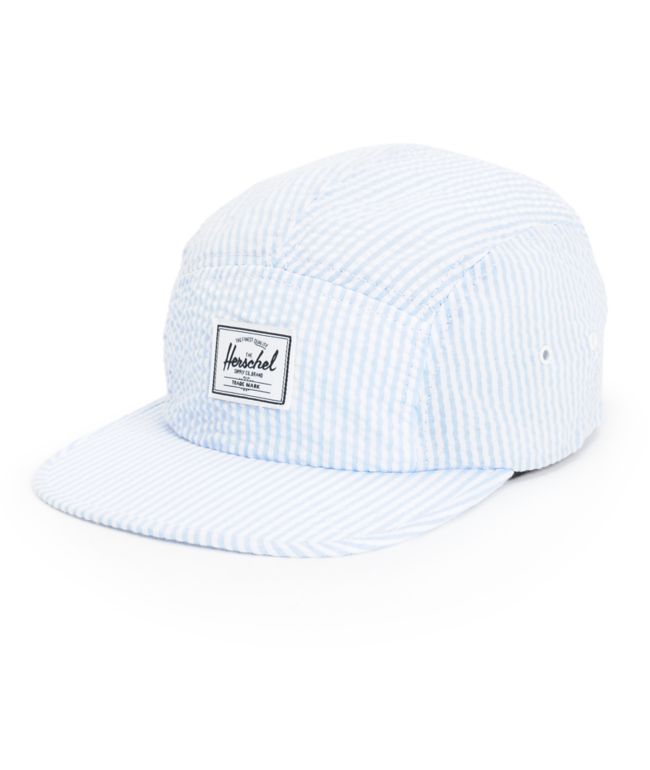 herschel supply co glendale classic seersucker 5 panel hat zumiez