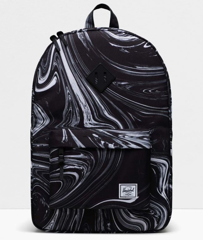 Herschel Supply Co. Heritage Paint Pour Black Backpack 