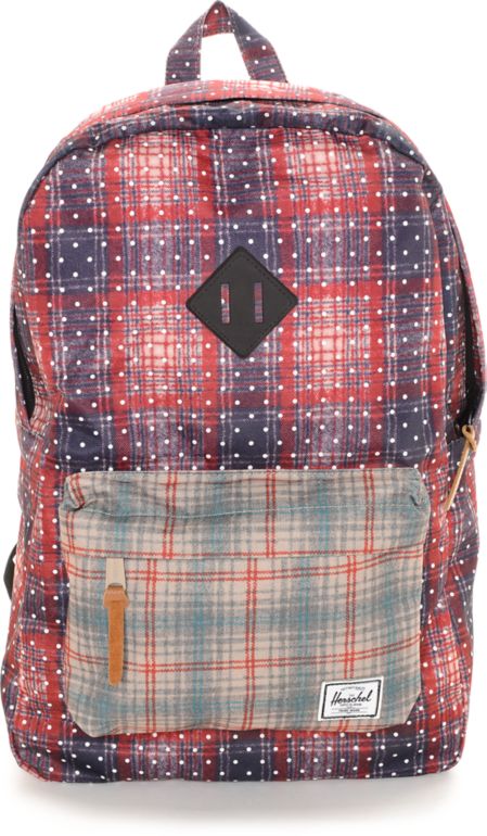 herschel backpack checkered