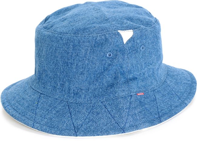 Herschel Supply Co Lake Mid Wash Denim Reversible Bucket Hat