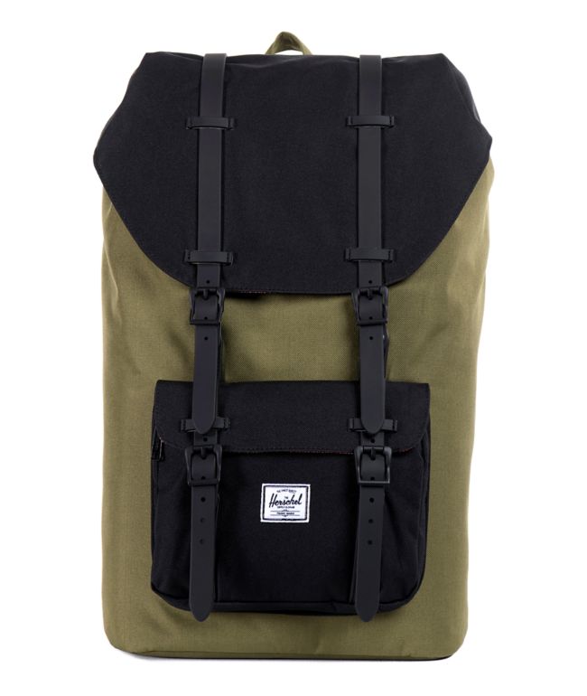 army green herschel backpack
