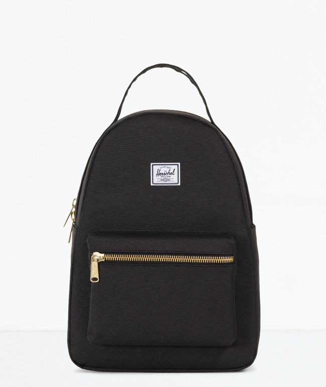 small black mini backpack