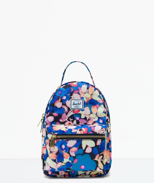 floral mini backpack