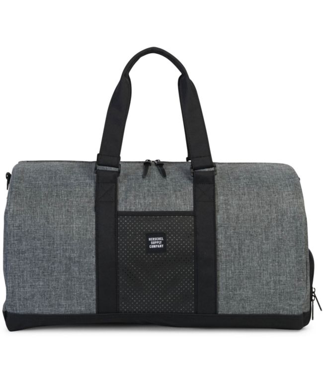 herschel grey duffle bag