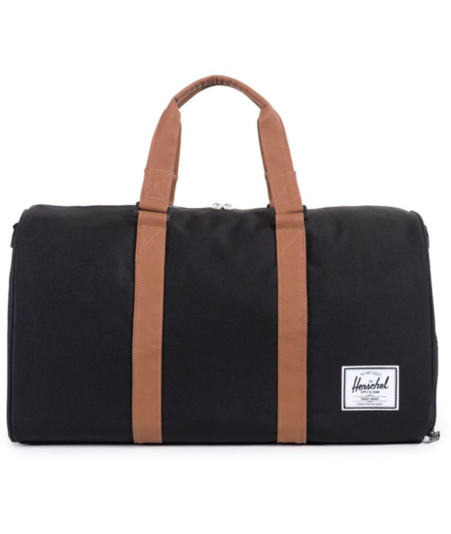 herschel black duffle bag