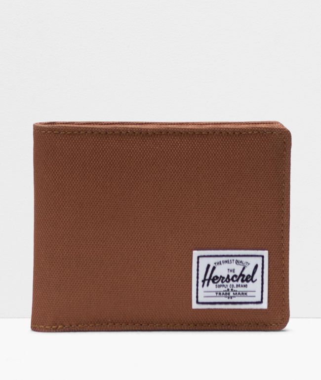 Herschel Supply Co. Roy Rubber Brown Bifold Wallet
