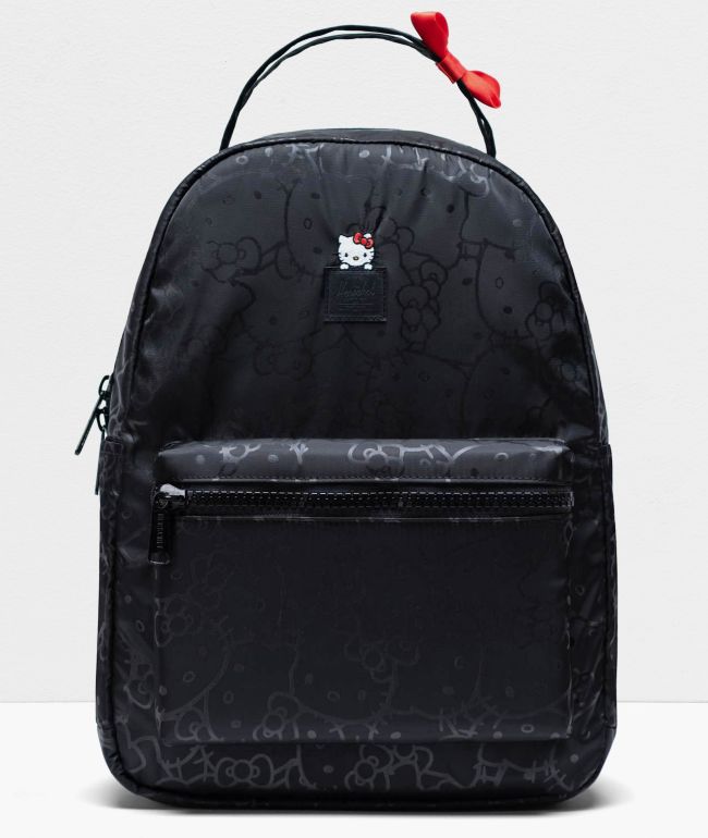 Væk etiket Agurk Herschel Supply Co. x Hello Kitty 45th Anniversary Nova Mid Black Backpack