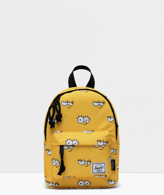 Herschel x The Simpsons Classic Lisa Simpson Yellow Mini Backpack