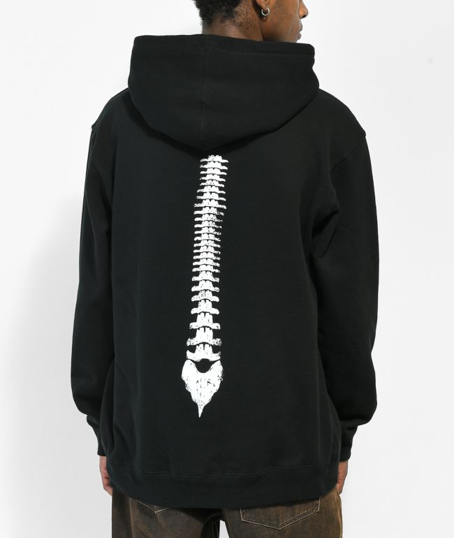 Hoodlum by Darby Allin Spine Black Hoodie