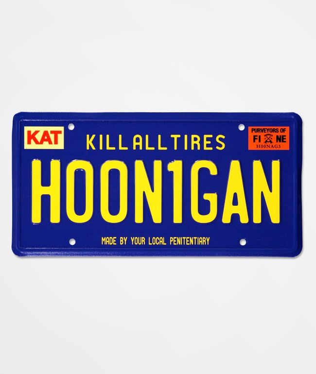 Hoonigan Cali OG License Plate | Zumiez