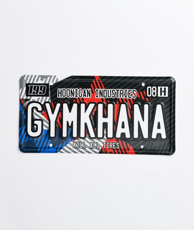 Hoonigan Gymkhana 199 License Plate