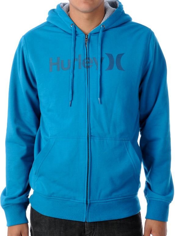 Hurley blue hoodie clearance