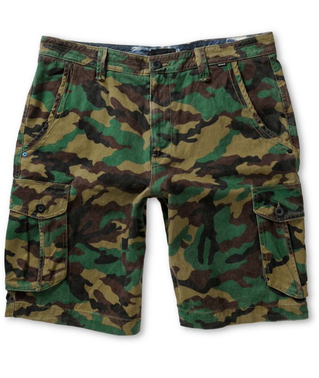 Hurley camo cargo shorts clearance