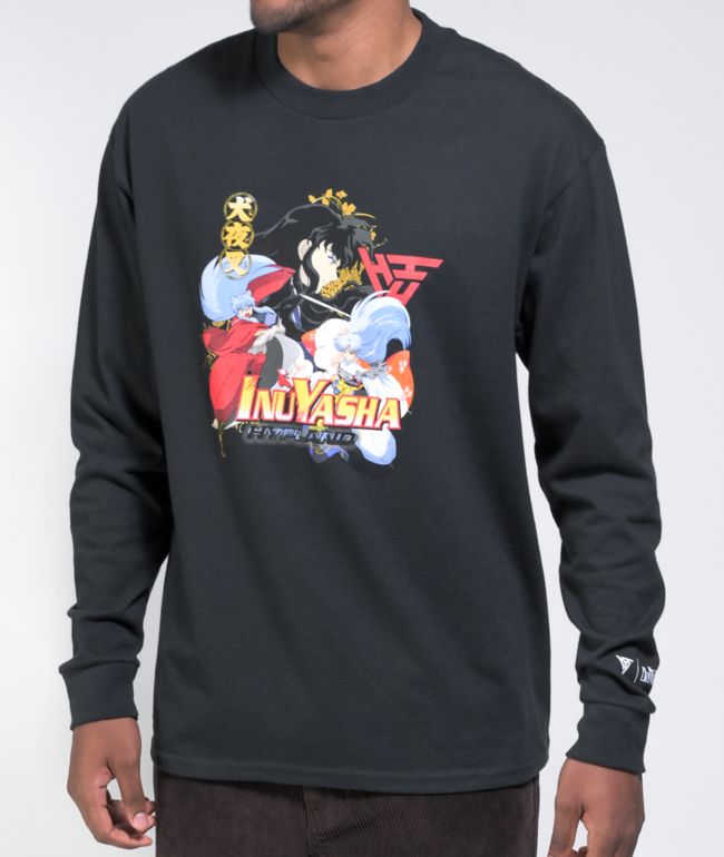 Hypland X Inuyasha Bonds Black Long Sleeve T Shirt