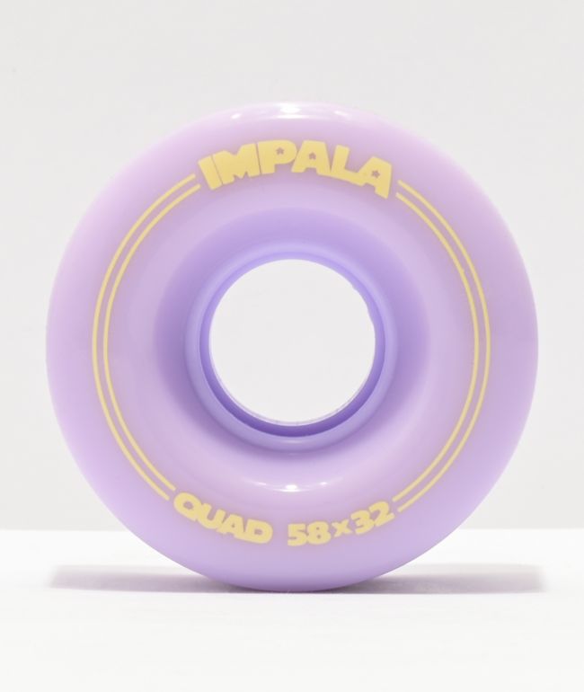 Impala 58mm 82a Pastel Lilac Roller Skate Wheels