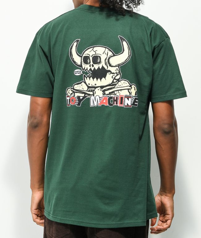 Independent x Toy Machine Mash Up Dark Green T-Shirt