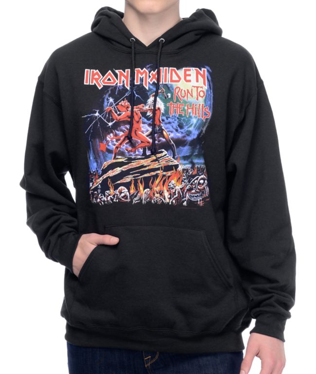 iron maiden pullover hoodie