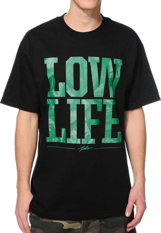 Jslv Low Life Black Green T Shirt Zumiez