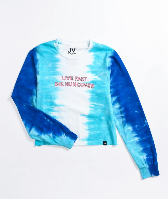 hungover tie dye hoodie