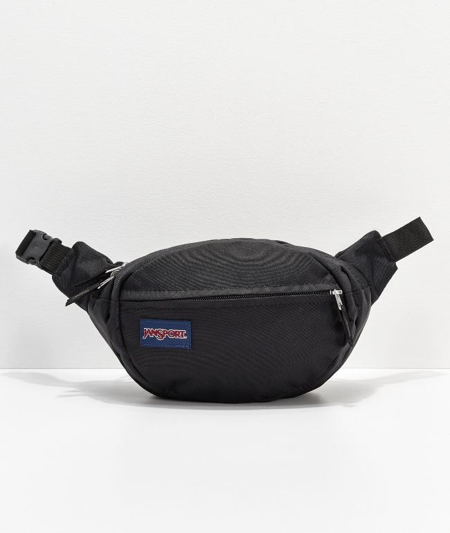 black jansport fanny pack