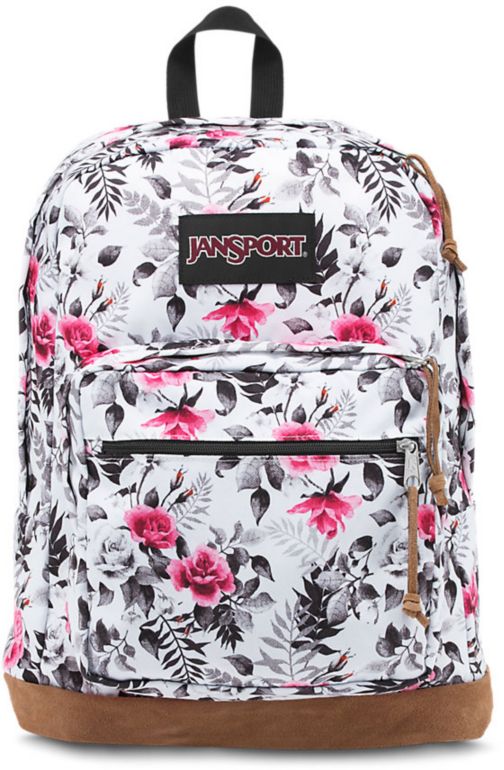 jansport pink floral backpack
