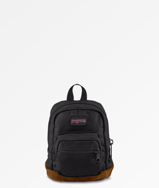 miniature black backpack