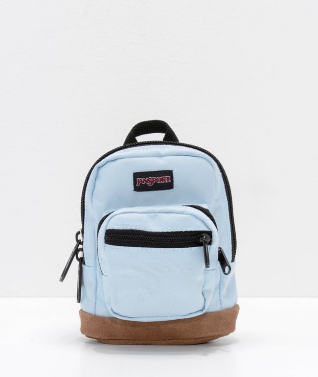 light blue jansport backpack