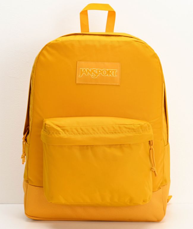 orange jansport backpack