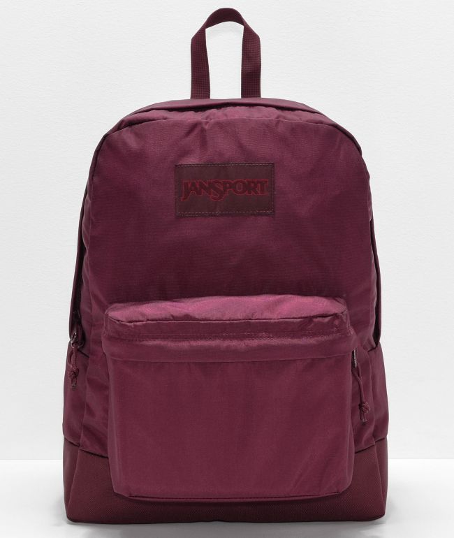 dark purple jansport backpack