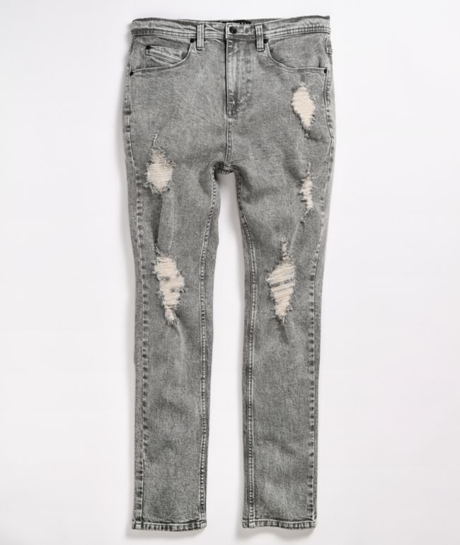 Jeans ajustados color carbon Verge Chad de Empyre