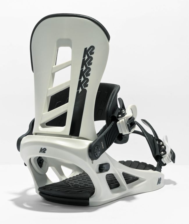 K2 Sonic Off White Snowboard Bindings