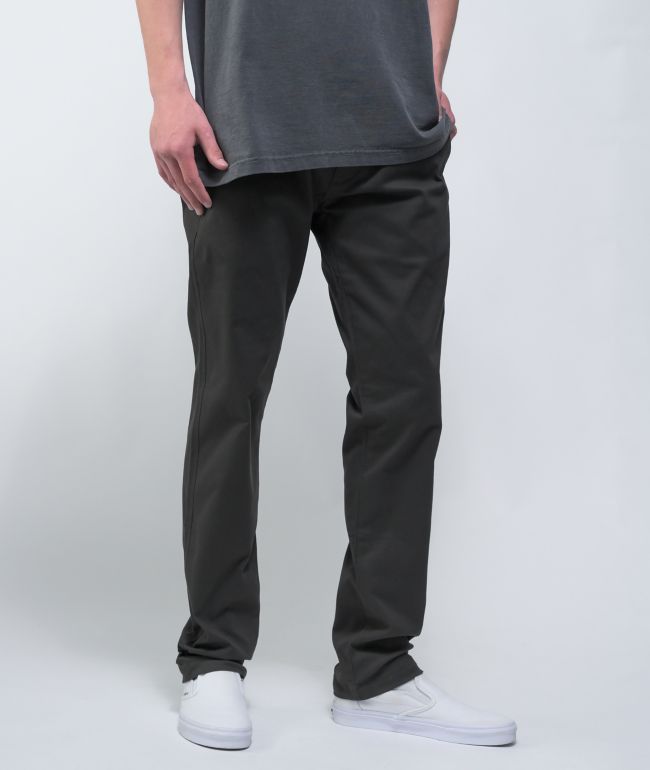 charcoal chino pants