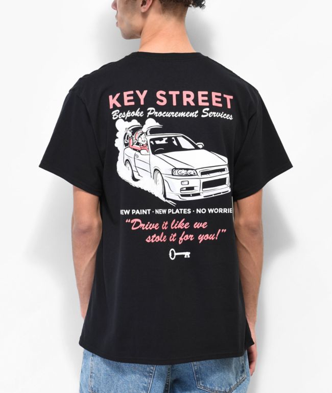 Key Street Car Club Black T-Shirt
