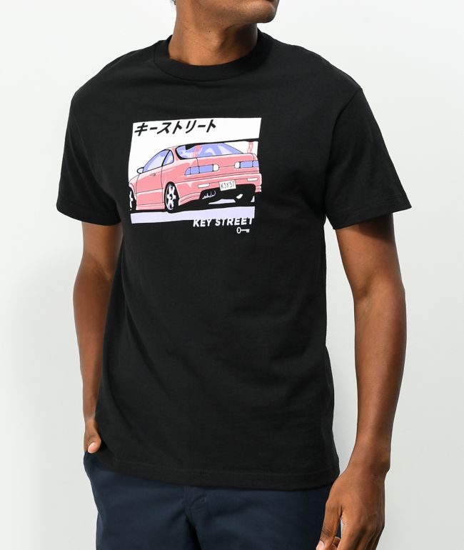 Key Street Type R Black T-Shirt