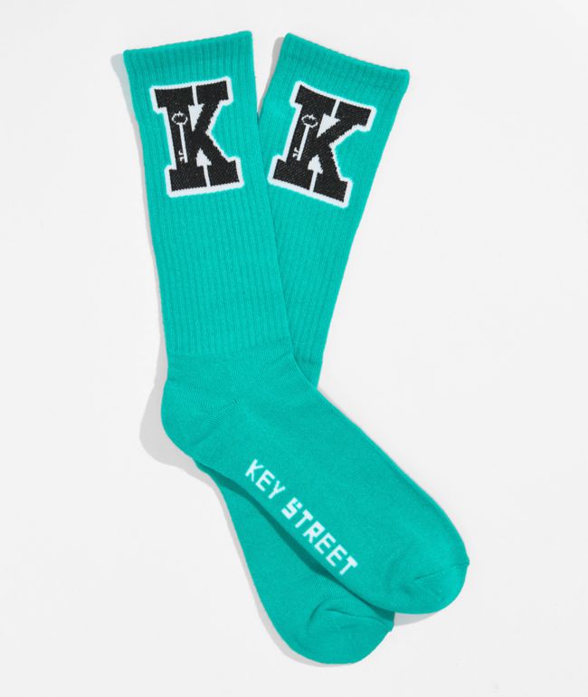 Key Street calcetines turquesa