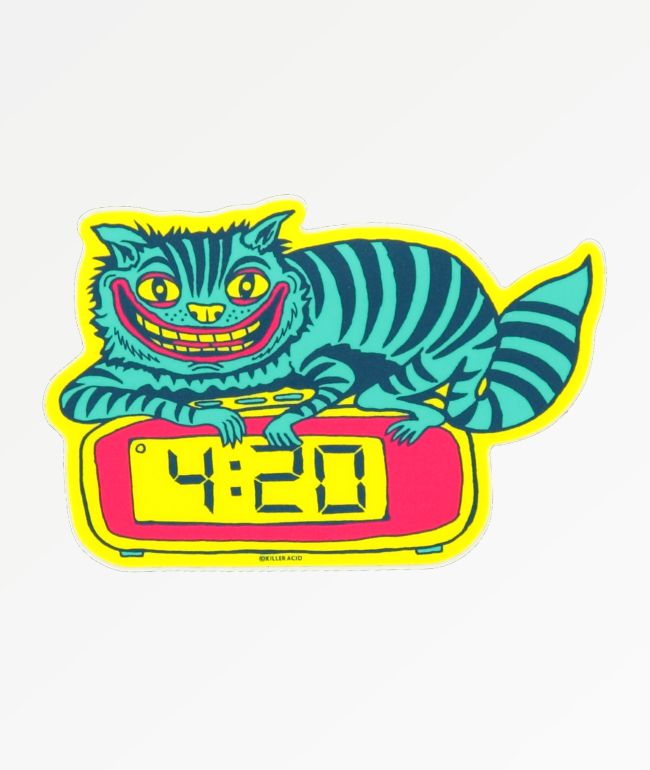 Killer Acid 420 Cat Sticker