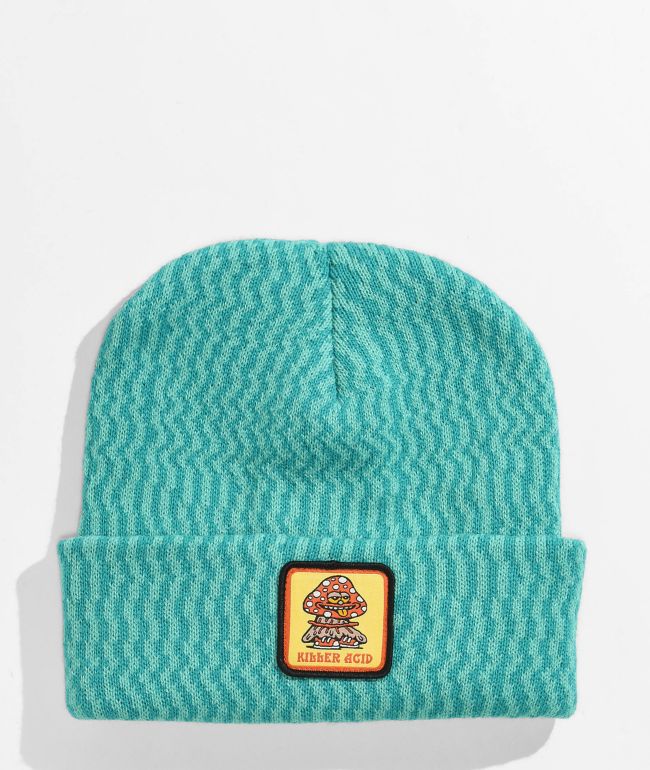 Killer Acid Shrooms Teal Beanie