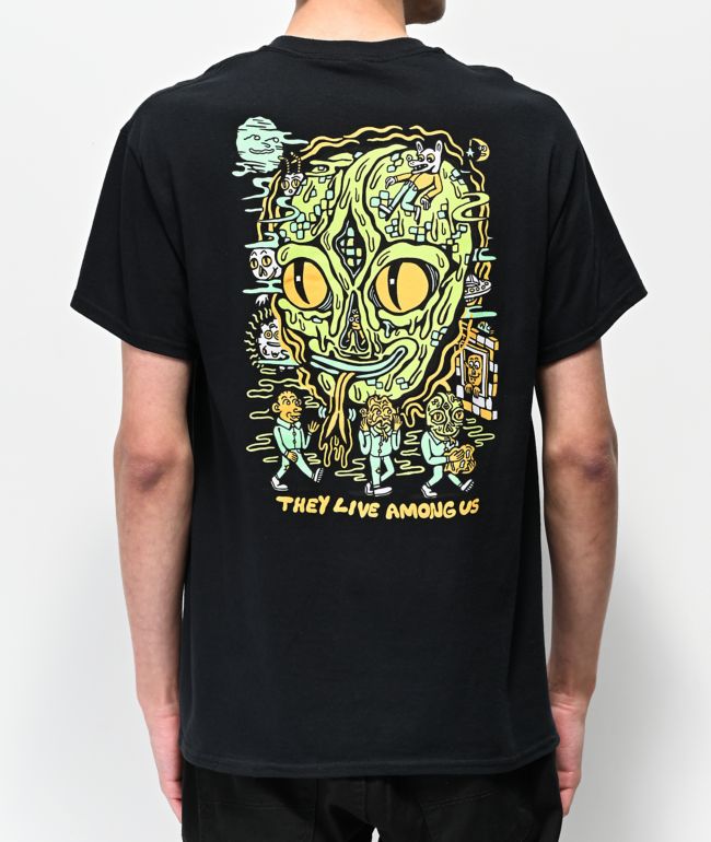 Killer Acid They Live Among Us Black T Shirt Zumiez